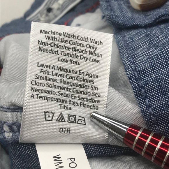 Wonder Nation Boy's Size 18 Adjustable Waist Flat Front Shorts Blue New - Picture 5 of 13